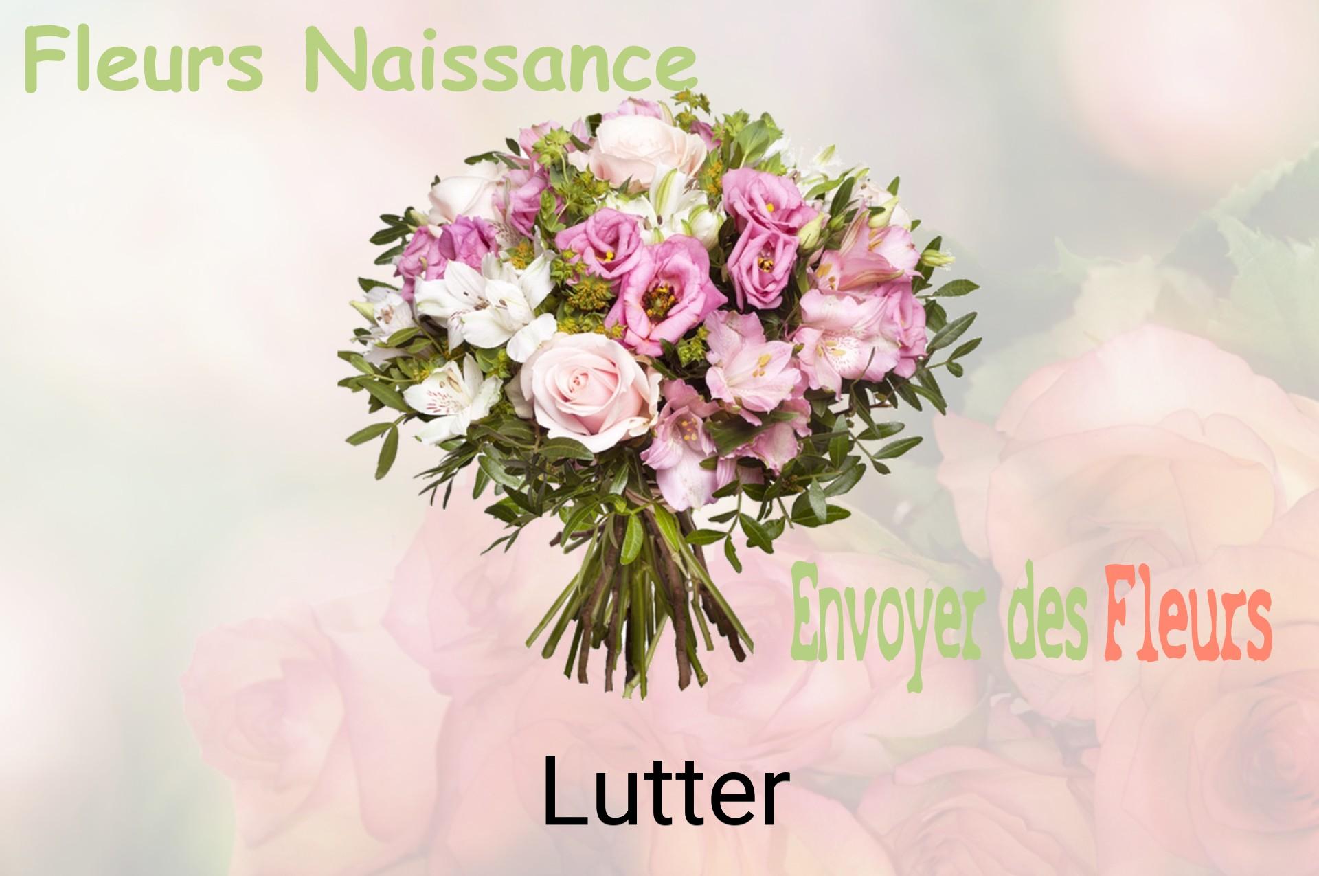 Bouquet de fleurs de naissance livré à Lutter